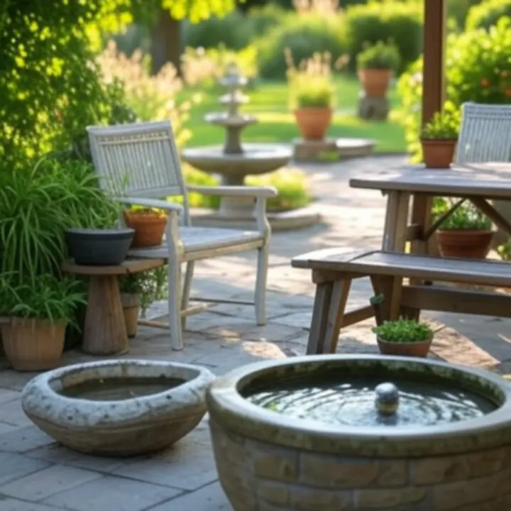 Przykładowe aranżacje ogrodów z wykorzystaniem narzędzi, roślin i dekoracji