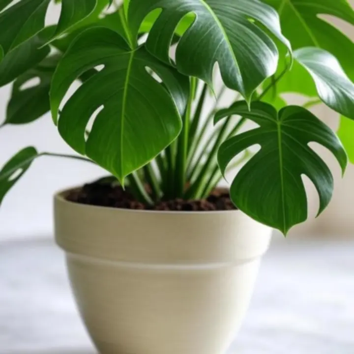 Widok szczegółowej karty produktu rośliny na ekranie