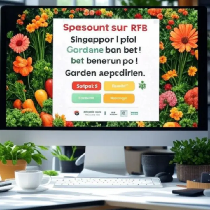 Przykładowe bannery promocyjne z ofertami ogrodniczymi