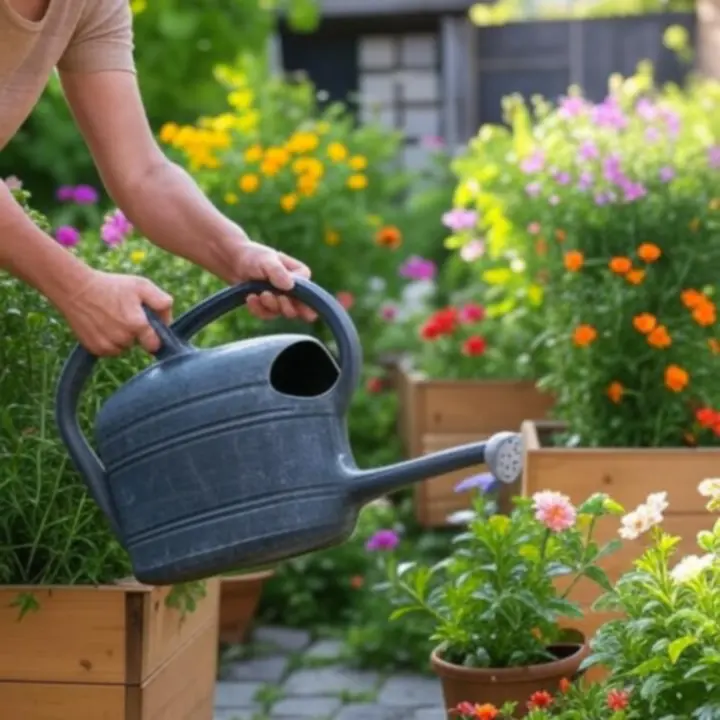 Zdjęcia produktów ogrodniczych GreenDoorPL używanych w prawdziwym ogrodzie